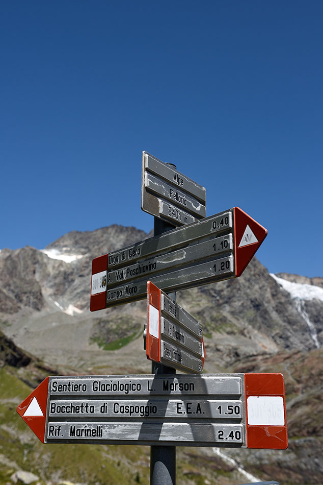 Sentiero Glaciologico Luigi Marson - Valmalenco