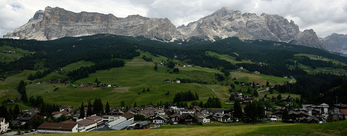 Alta Badia: panorama sulle vette delle Dolomiti