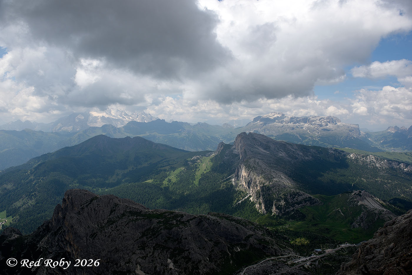 Cortina - Panorama dal Rifugio Lagazuoi