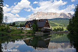 Lago Sompunt in Alta Badia