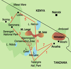 Itinerario Tanzania